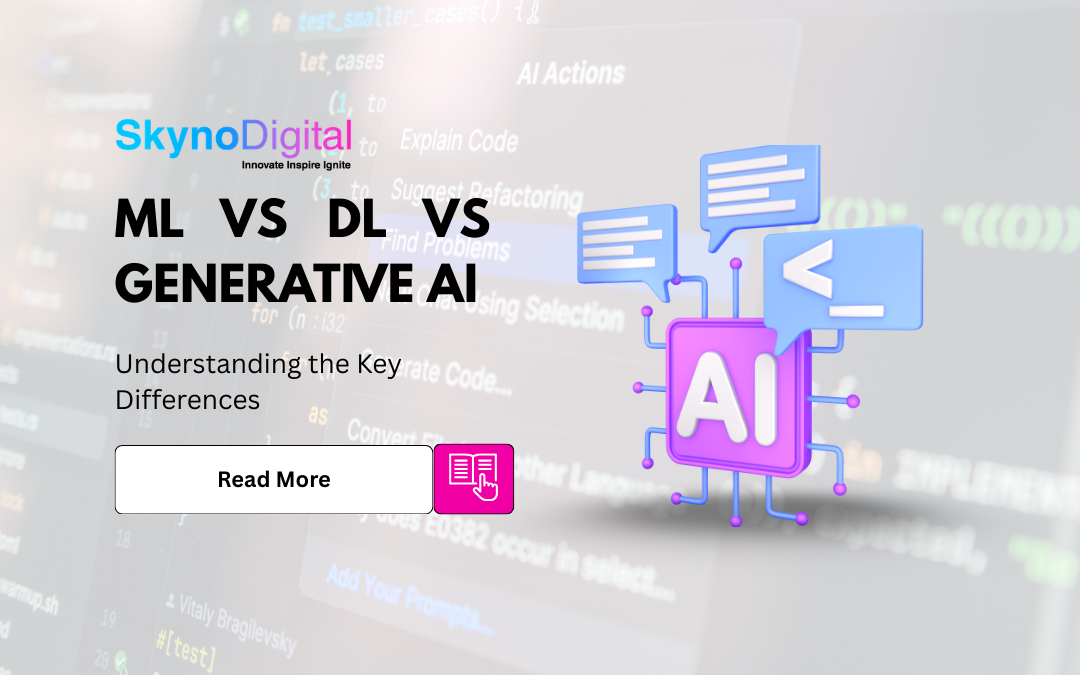 ML vs DL vs Generative AI: Understanding the Key Differences